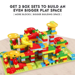 168PCS DIY Lego Blocks Slide Toys