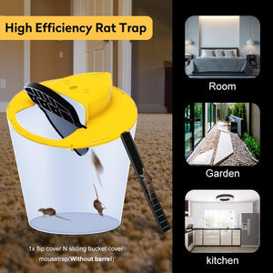 Rat Flip & Slip Trap Bucket Lid Mouse Trap